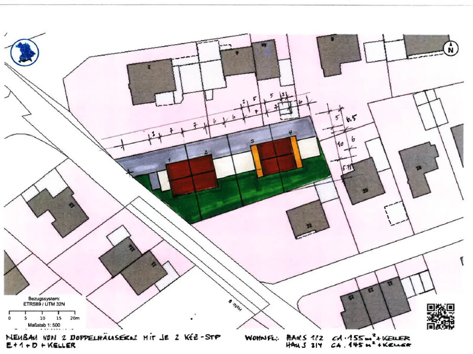 Doppelhaus oder Einfamilienhaus? 559 m² großes Baugrundstück mit Altbestand in Spitalhof! - Bild 5