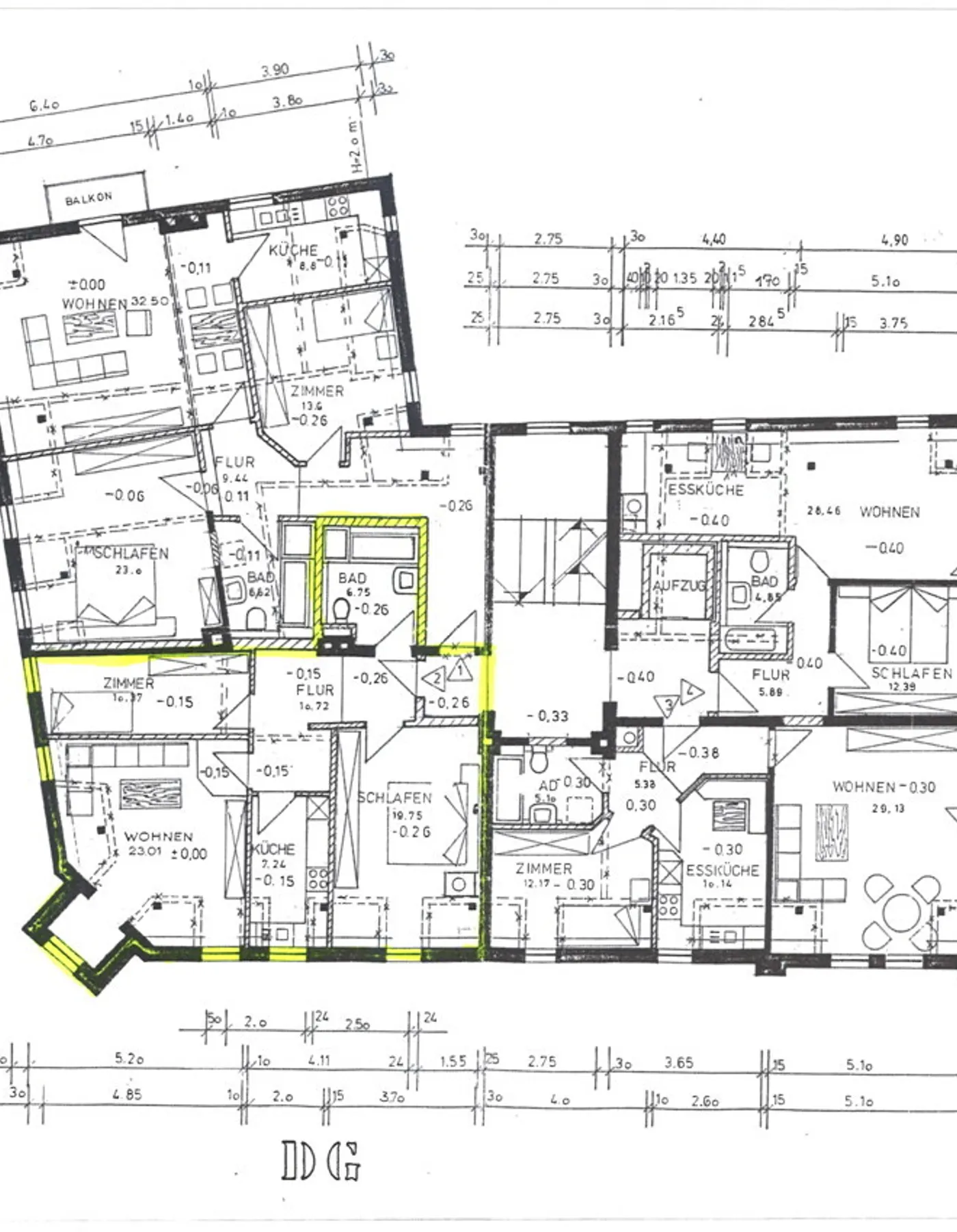 Grundriss Wohnung