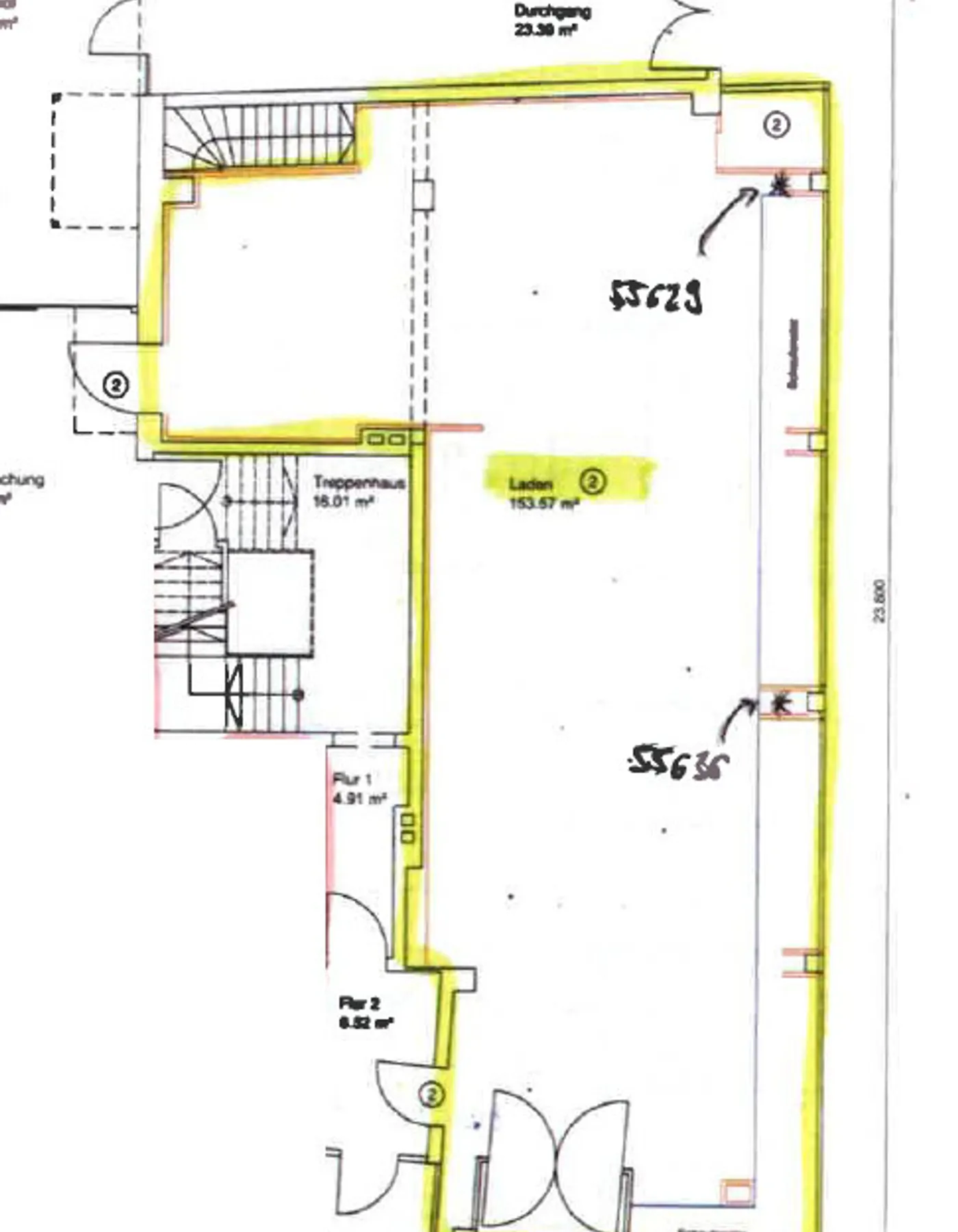 Grundriss EG - Fläche 2