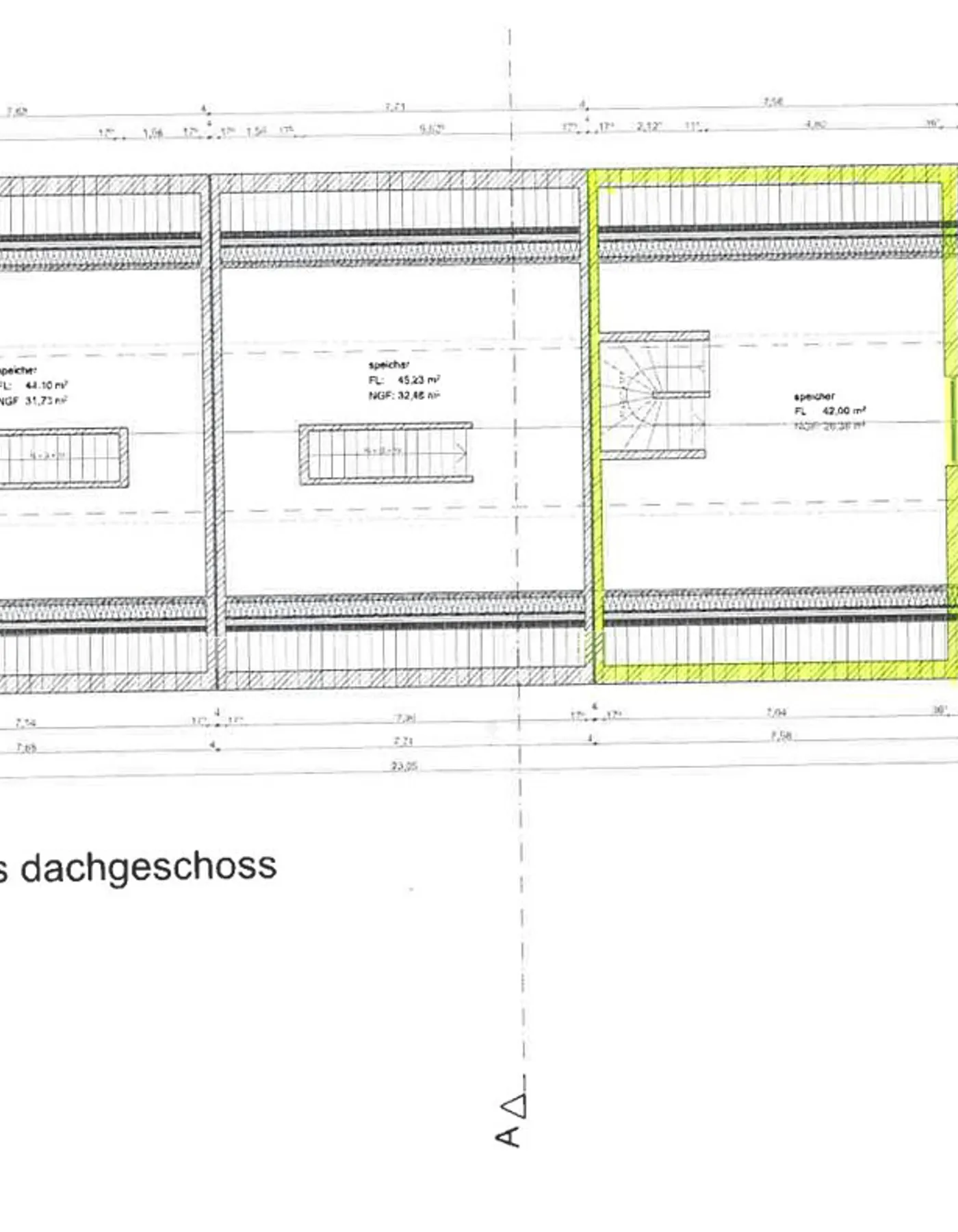 Grundriss Dachgeschoss