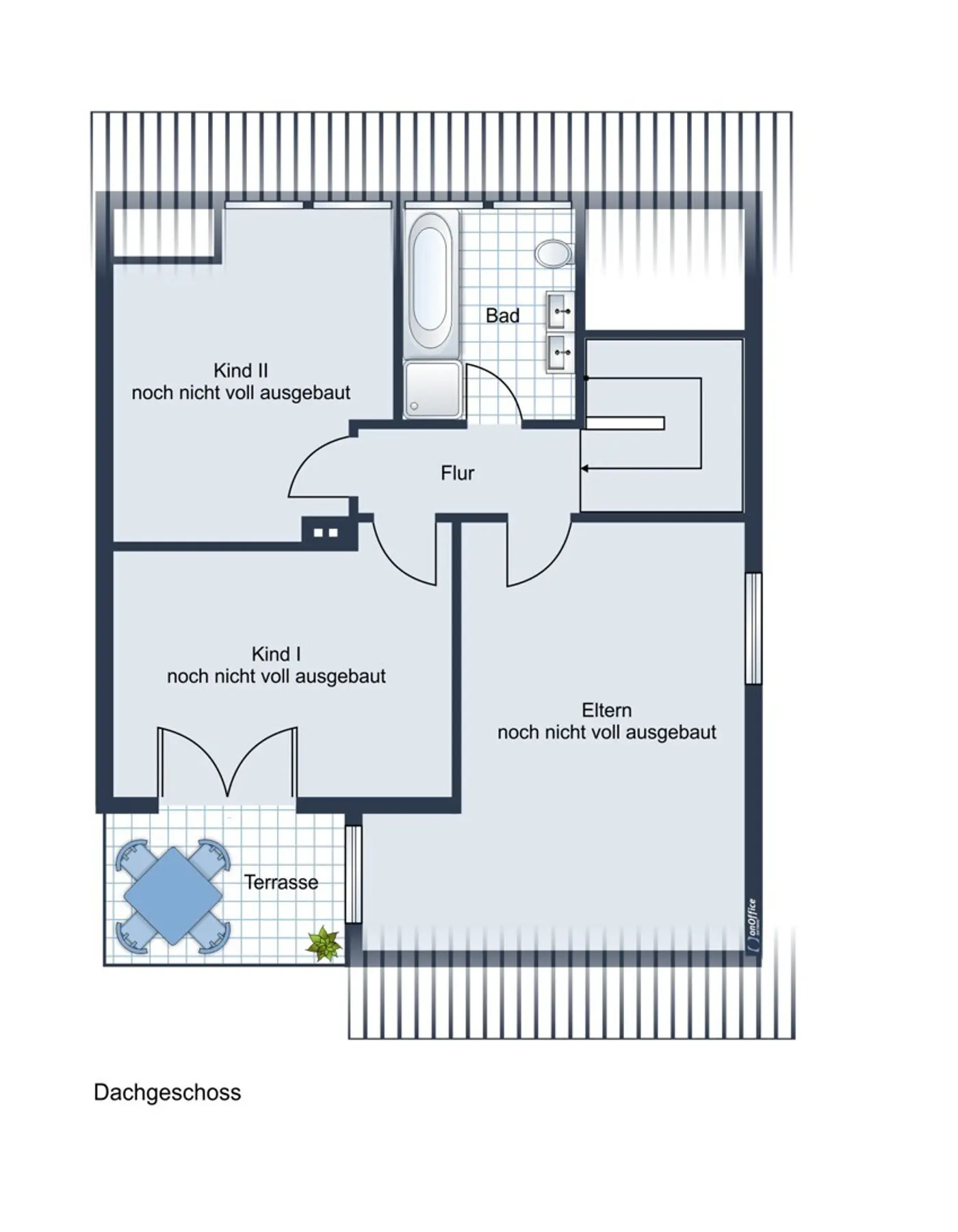 Grundriss Dachgeschoss