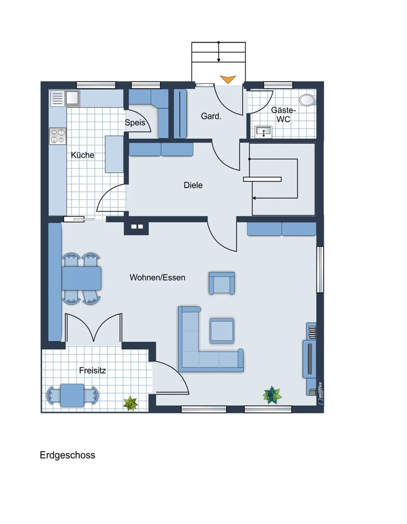 Grundriss Erdgeschoss