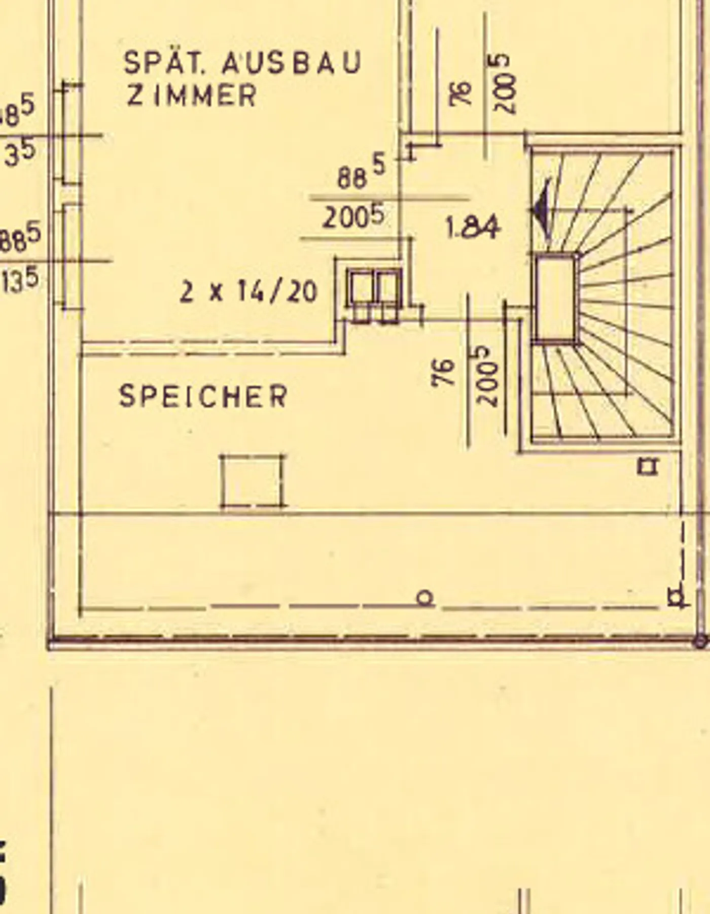Grundriss Dachgeschoss