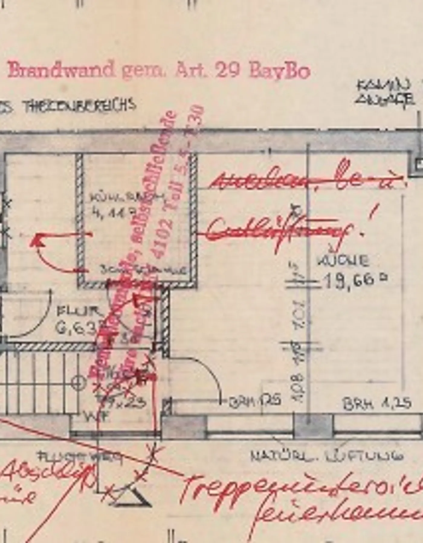 Grundriss EG - Gebäudezeile