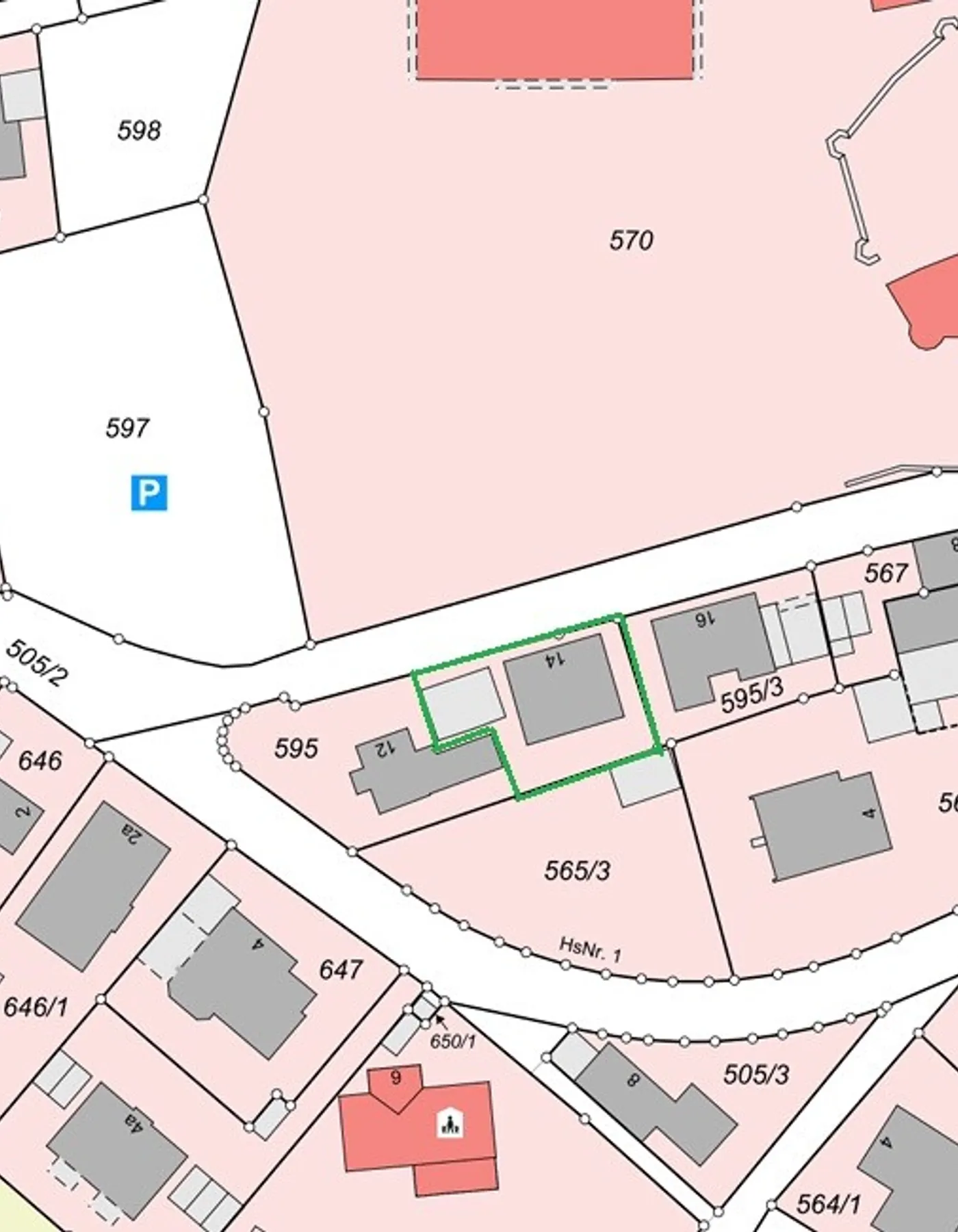 Lageplan EFH