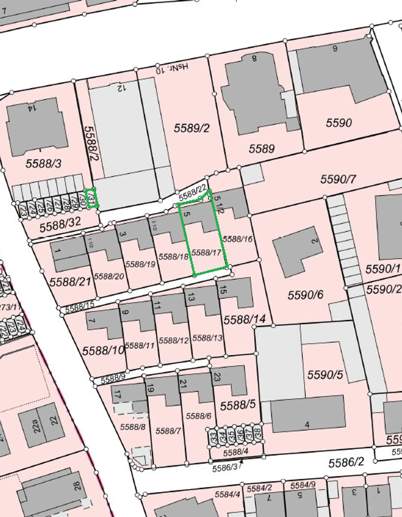 Lageplan markiert