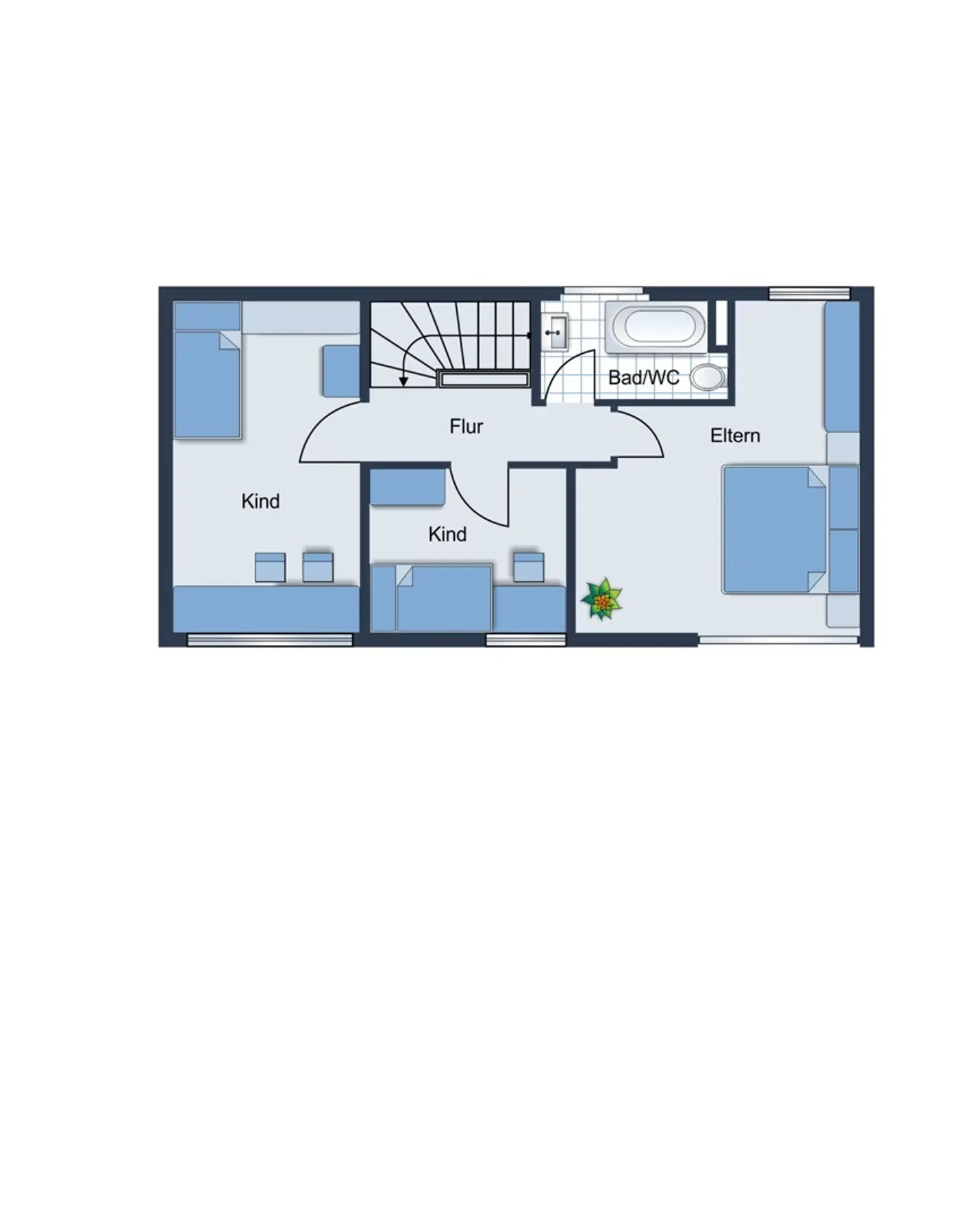 Grundriss 1. Obergeschoss
