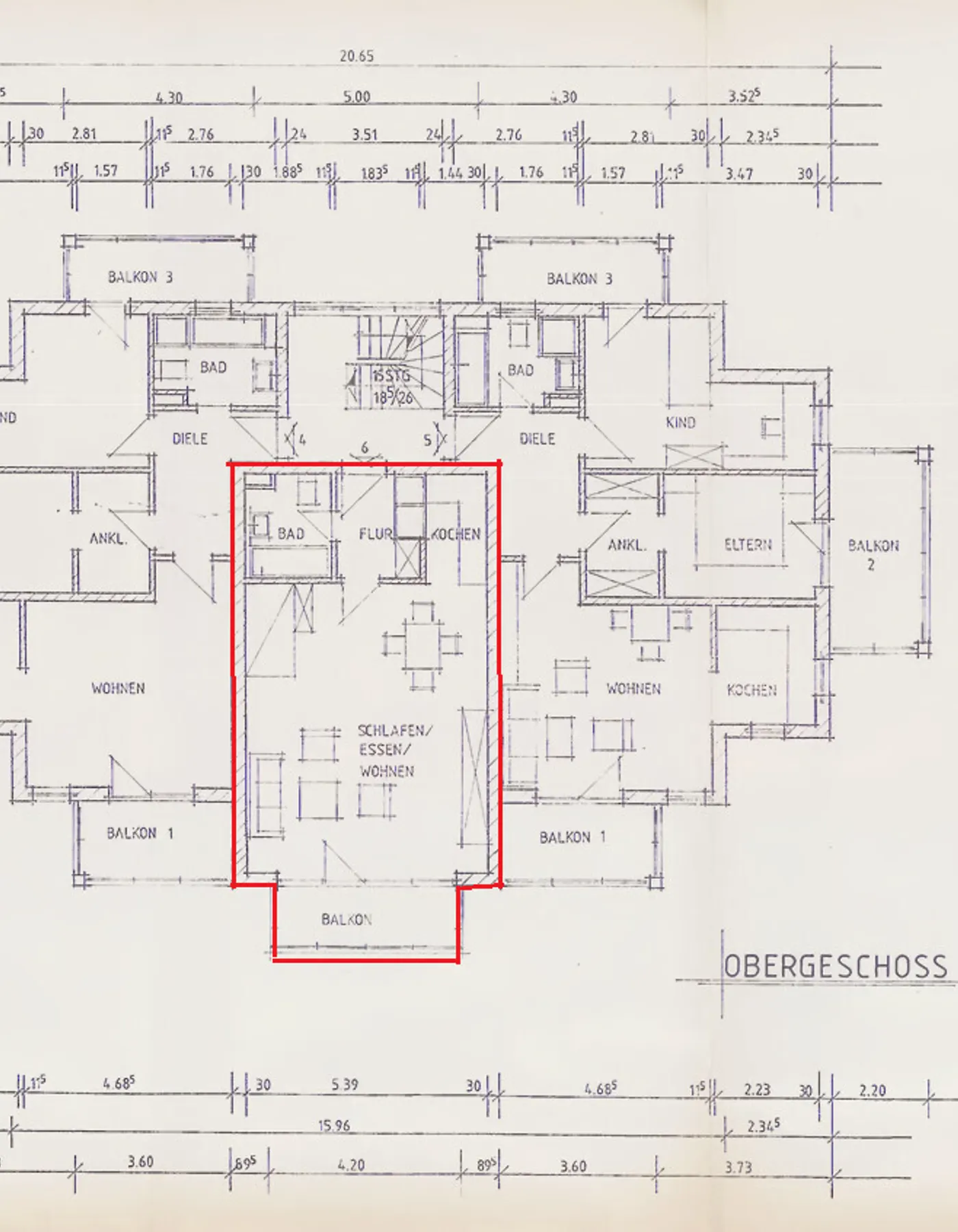Grundriss 1.OG Whg. 6,EH38