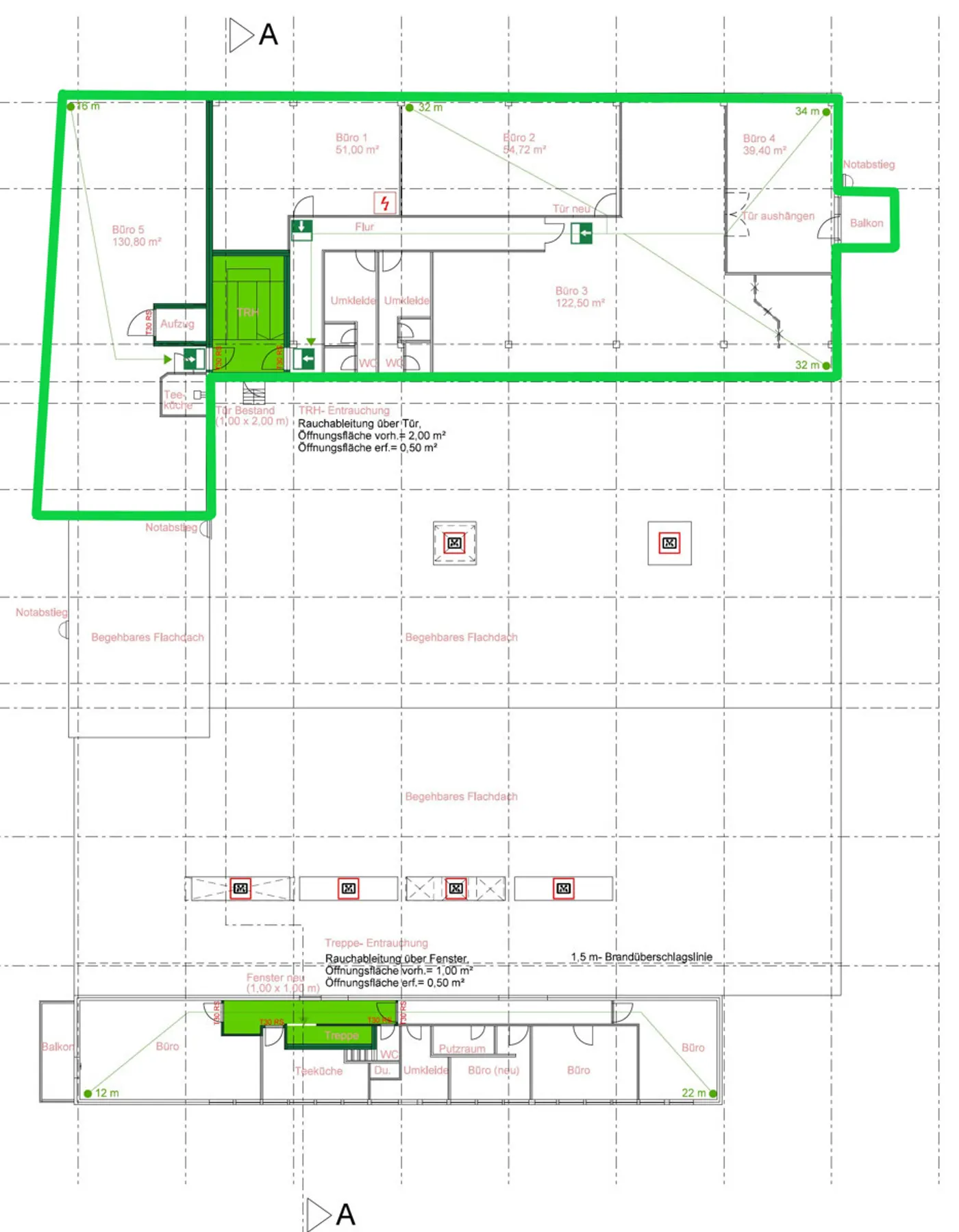 Grundriss Büro