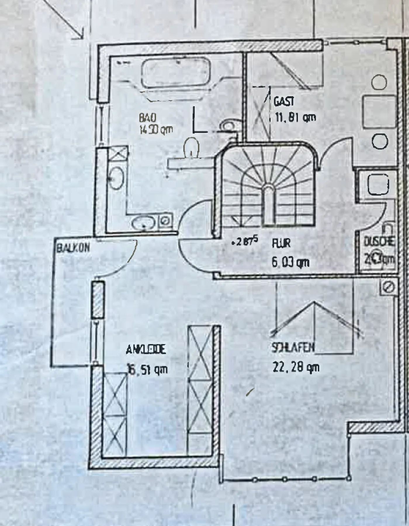 Grundriss Obergeschoss