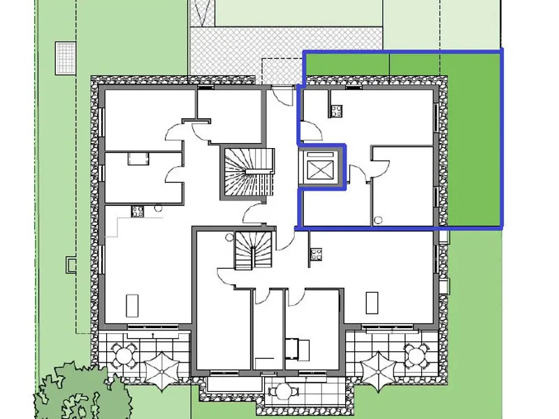 Neubau in Haunwöhr: 2-Zimmer-Gartenwohnung
