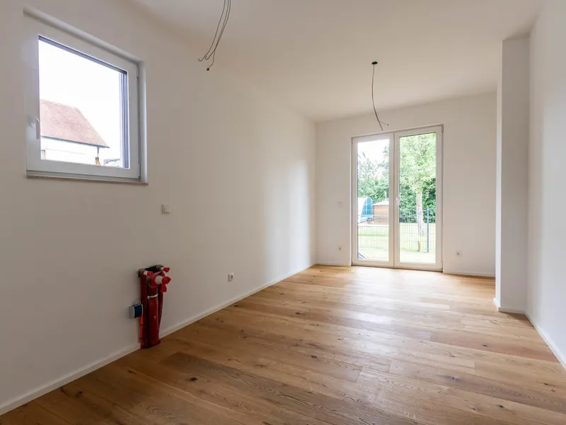 Neubau in Haunwöhr: 2-Zimmer-Gartenwohnung