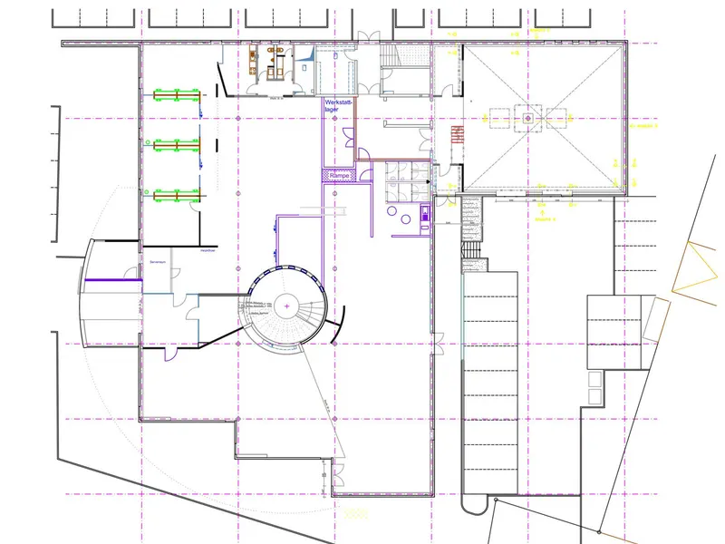 Repräsentatives Geschäftshaus - Bürogebäude mit Werkstatt