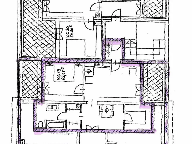Lichtdurchflutete 2,5-Zimmer mit zwei Balkonen