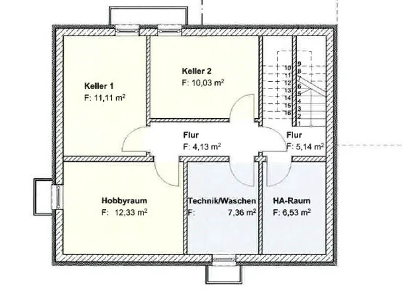 Attraktives Baugrundstück in geschützter Hinterlage