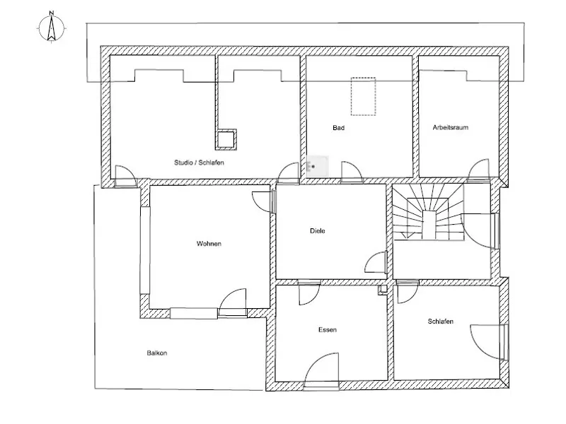 Großzügige, helle Wohnung im Grünen!