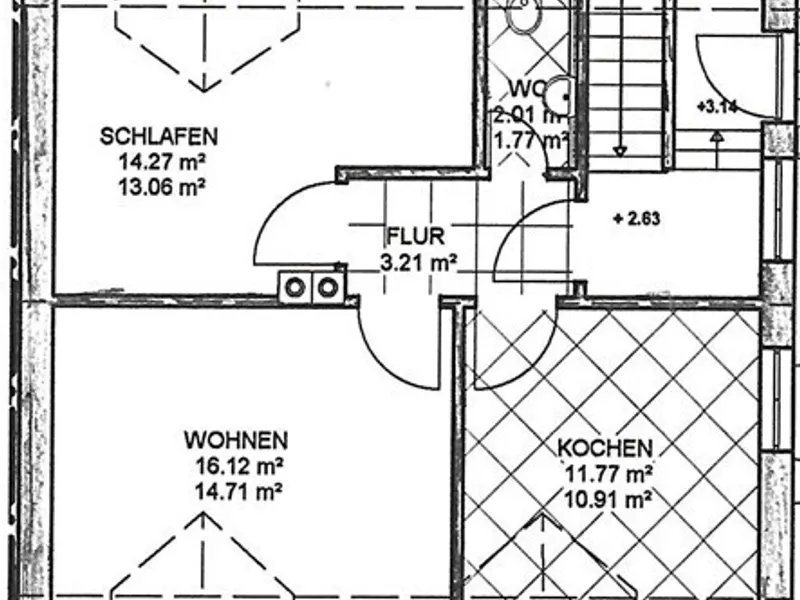 Kapitalanlage und Entwicklungspotenzial vereint – teilvermietetes Zweifamilienhaus in ruhiger Lage!