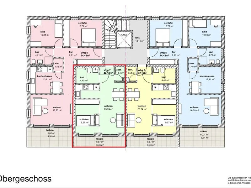Neubau-1,5-Zimmer-Wohnung mit Loggia in attraktiver Lage