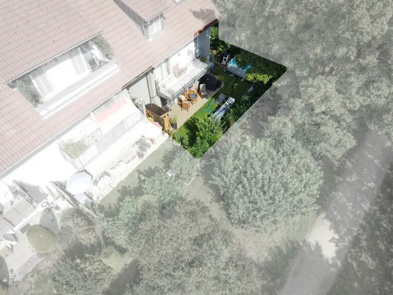Attraktive 3-Zimmer-Erdgeschosswohnung mit Garten