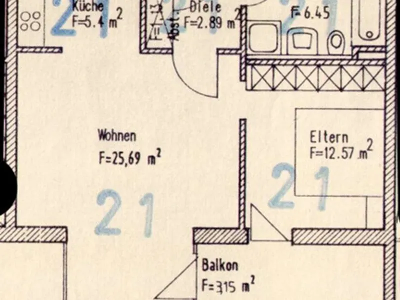 Zentrale 1-Zimmer-Wohnung in Neuburg ideal für Kapitalanleger
