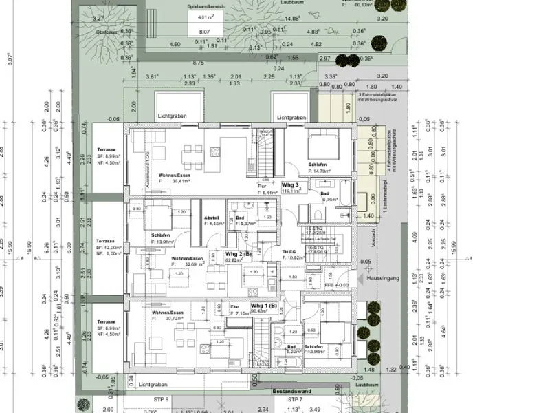 Moderne 3-Zimmer-Wohnung mit Souterrain – Erstbezug 2027