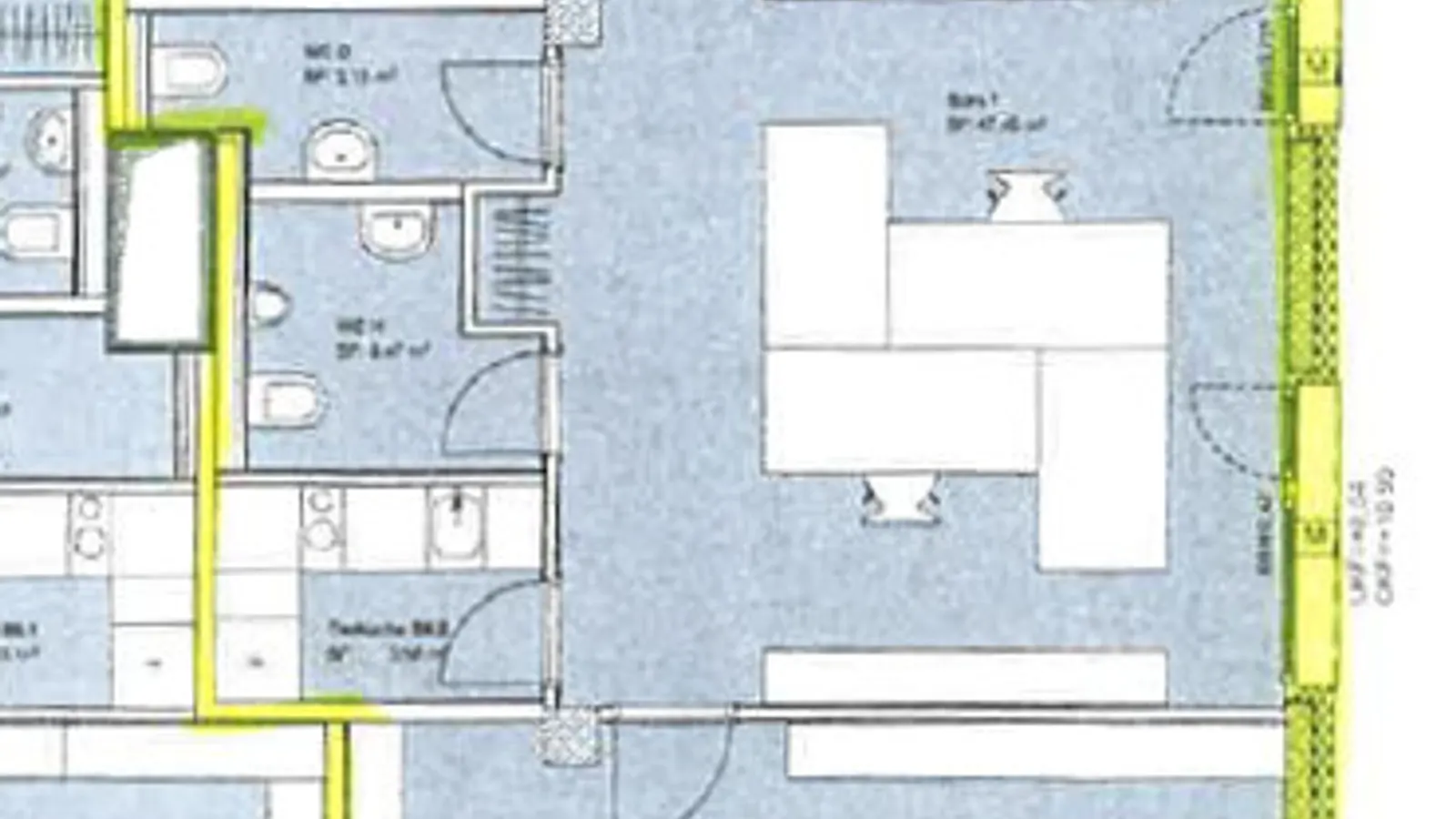 Helle Büroräume mit Einbauküche und Badezimmer - Bild 9