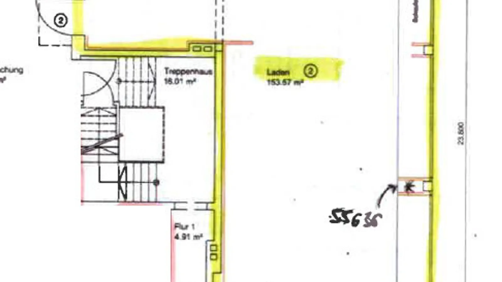 Ladenfläche mit großem Schaufenster in der Fußgängerzone - Bild 5