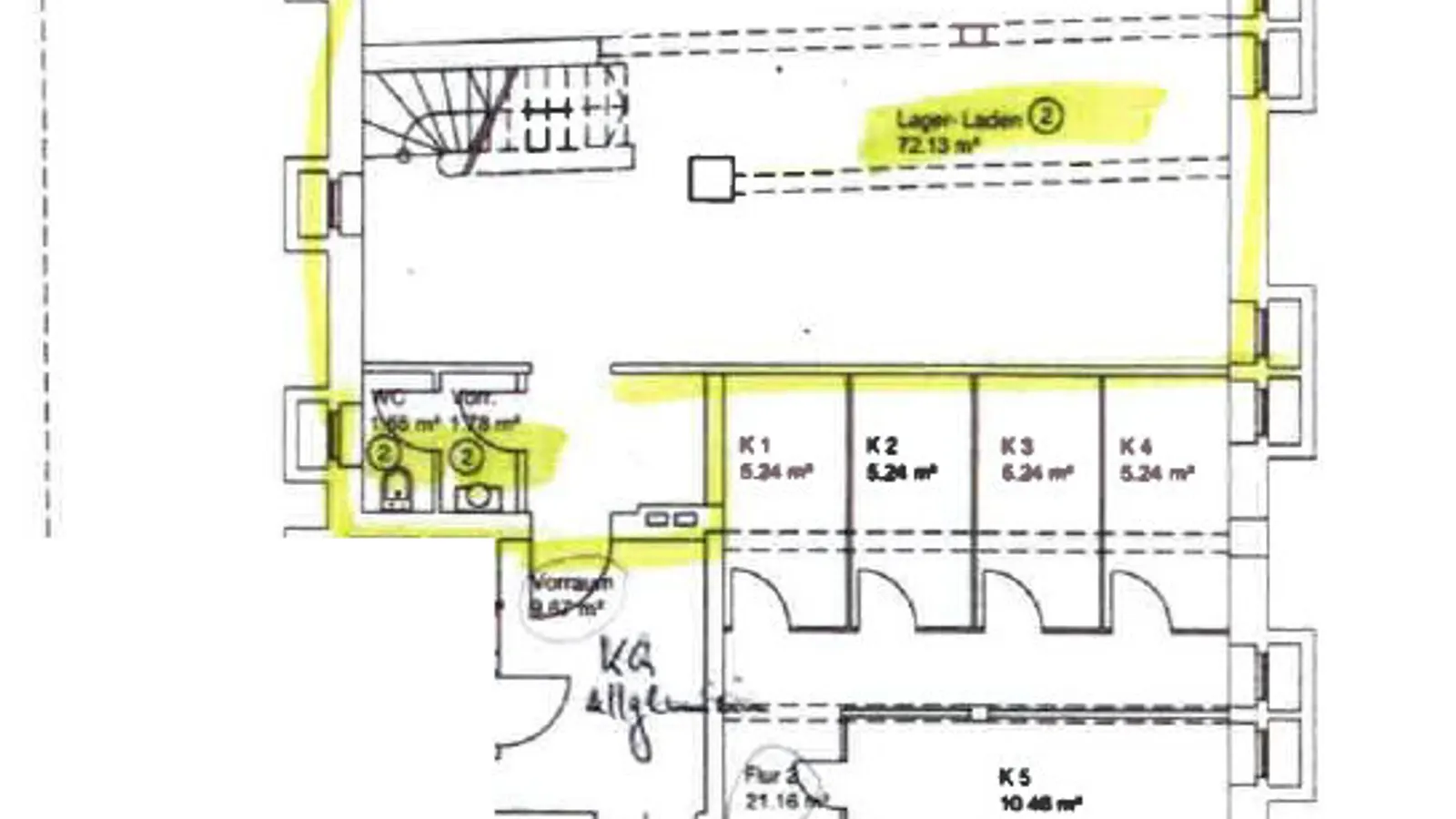 Ladenfläche mit großem Schaufenster in der Fußgängerzone - Bild 6