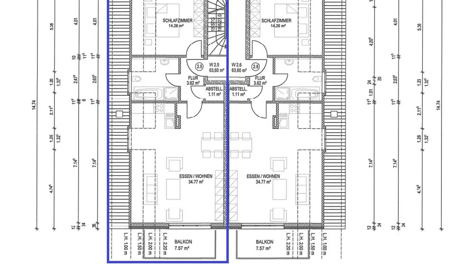 Hochwertige 2-Zimmer-Dachgeschosswohnung in Ingolstadt Nord-Ost - Bild 13