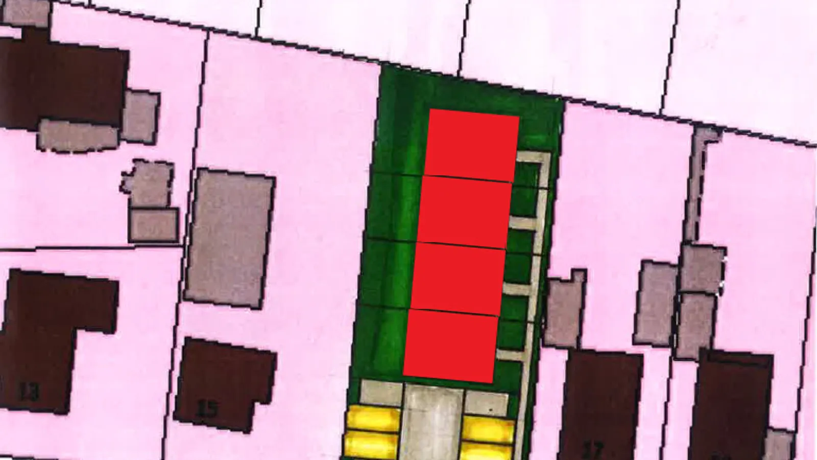 Bauplatz für bis zu vier Reihenhäuser - derzeit Grundstück mit Altbestand - Bild 4