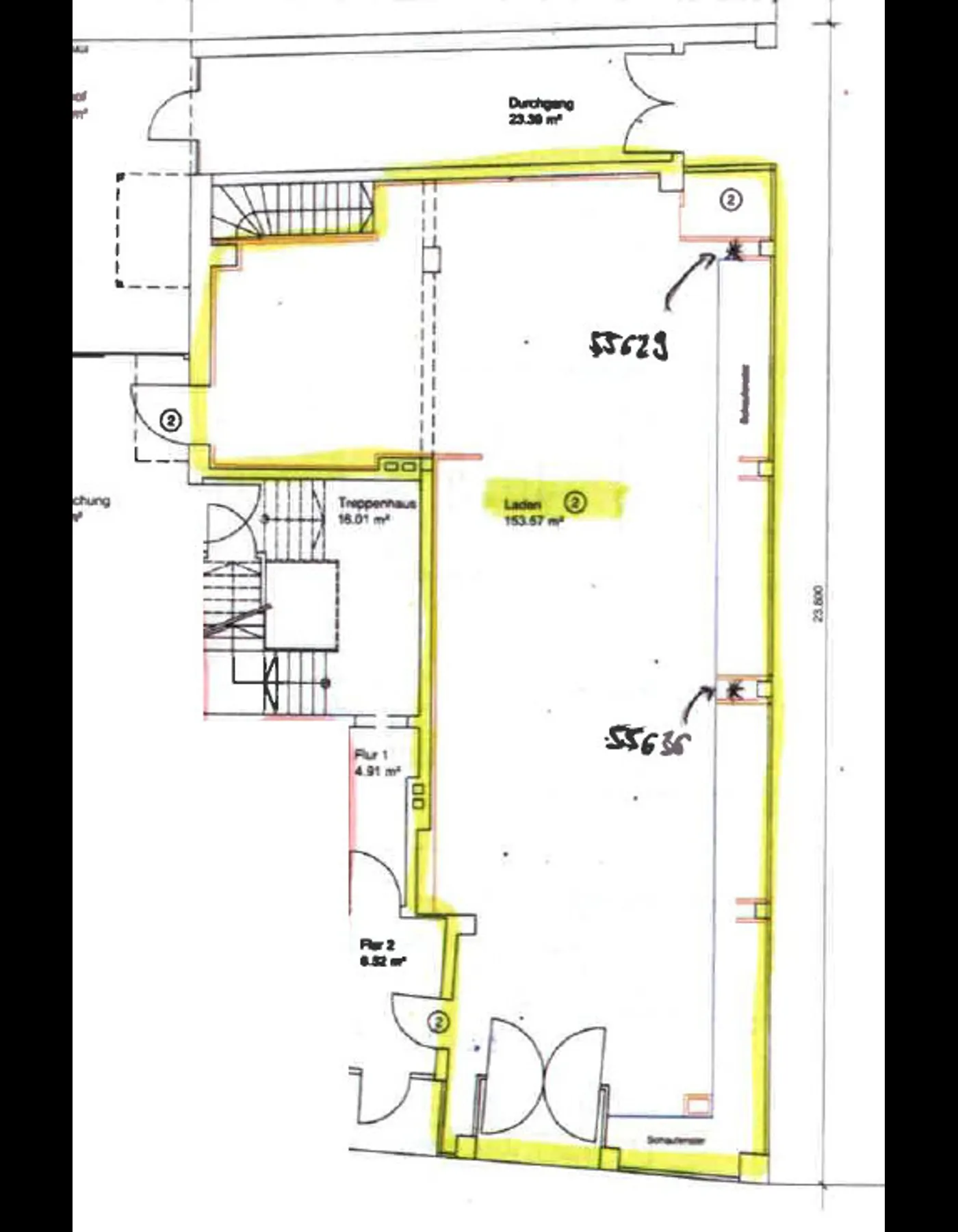 Grundriss EG - Fläche 2