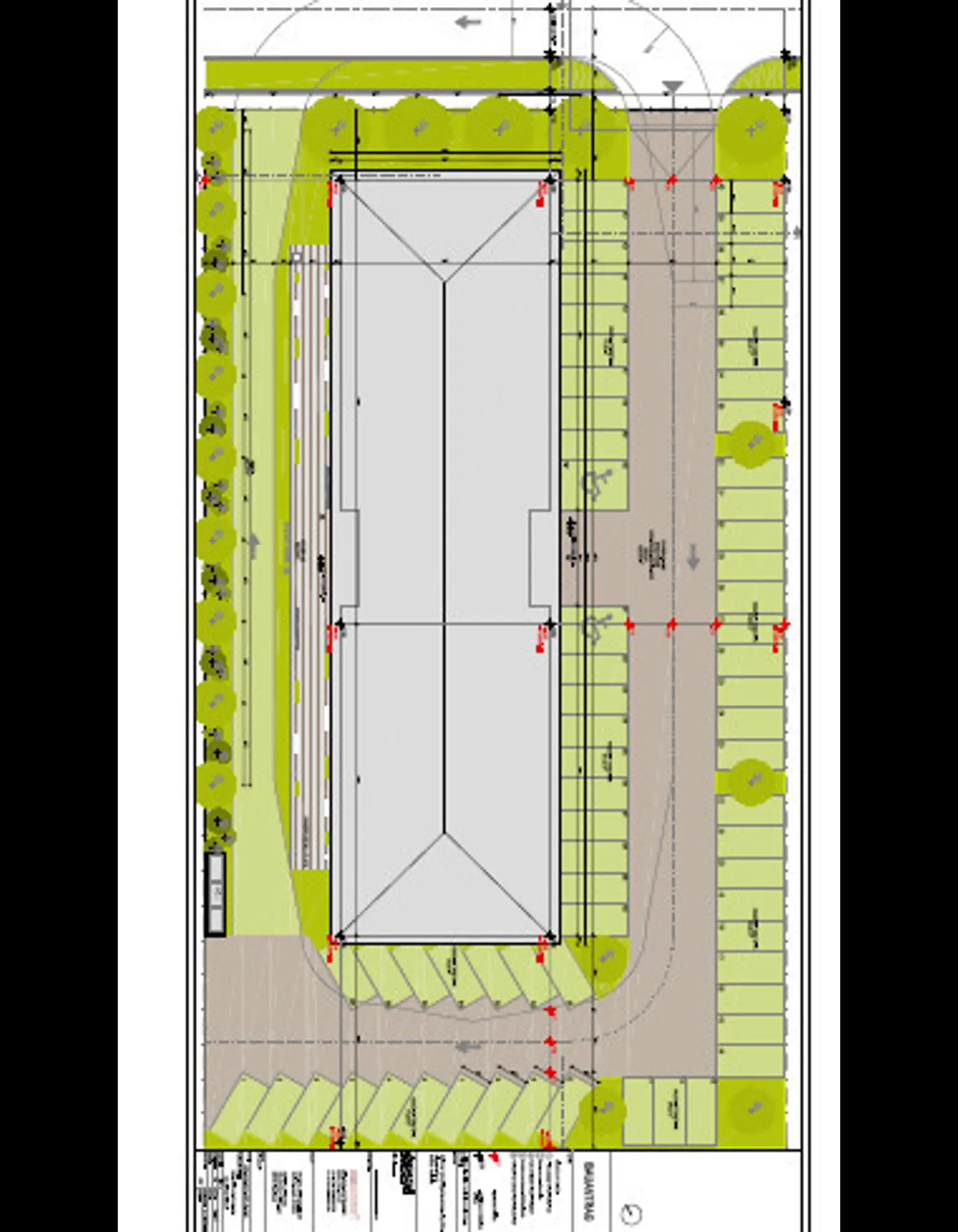 Plan Freiflächenstellplätze