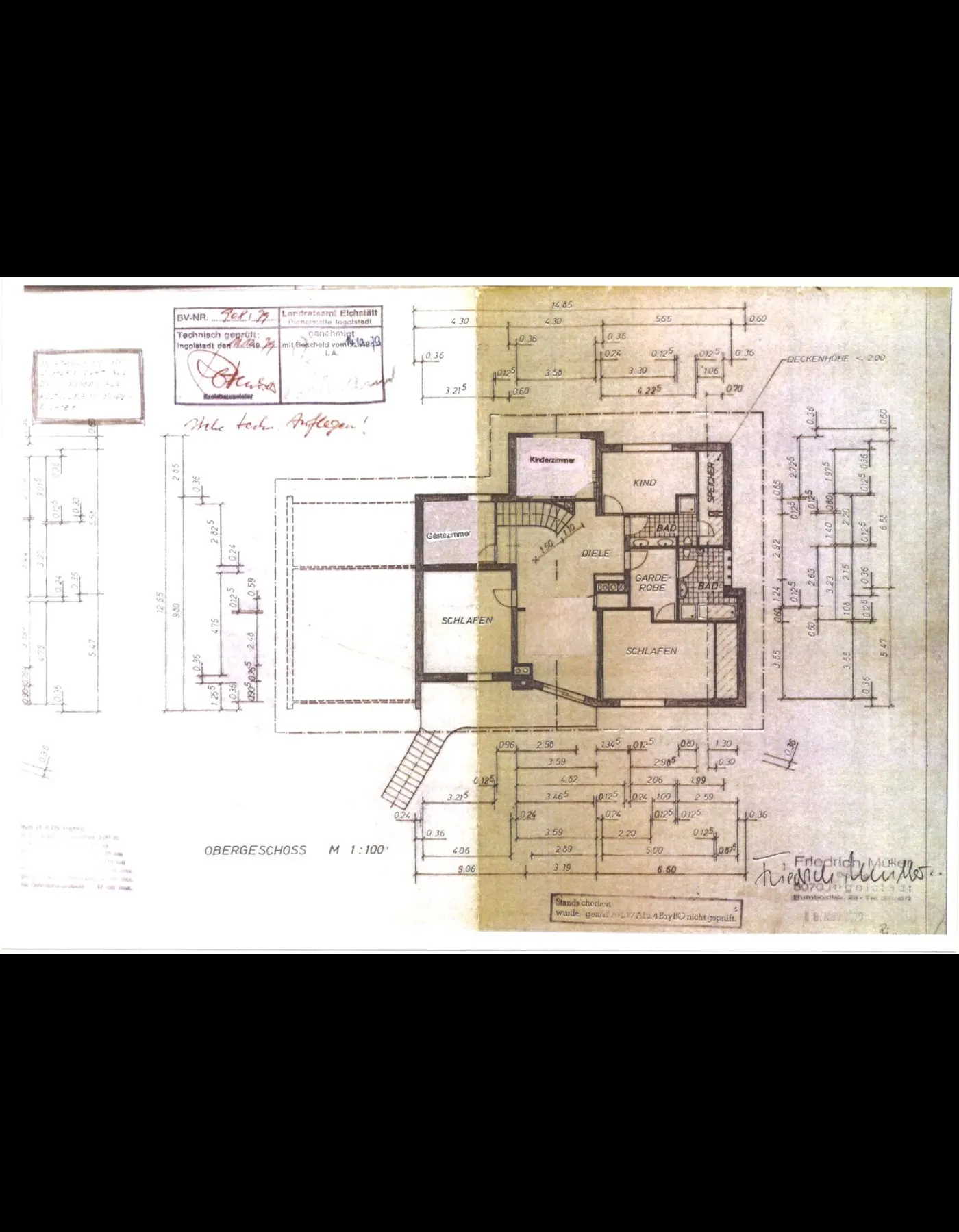 Grundriss Obergeschoss
