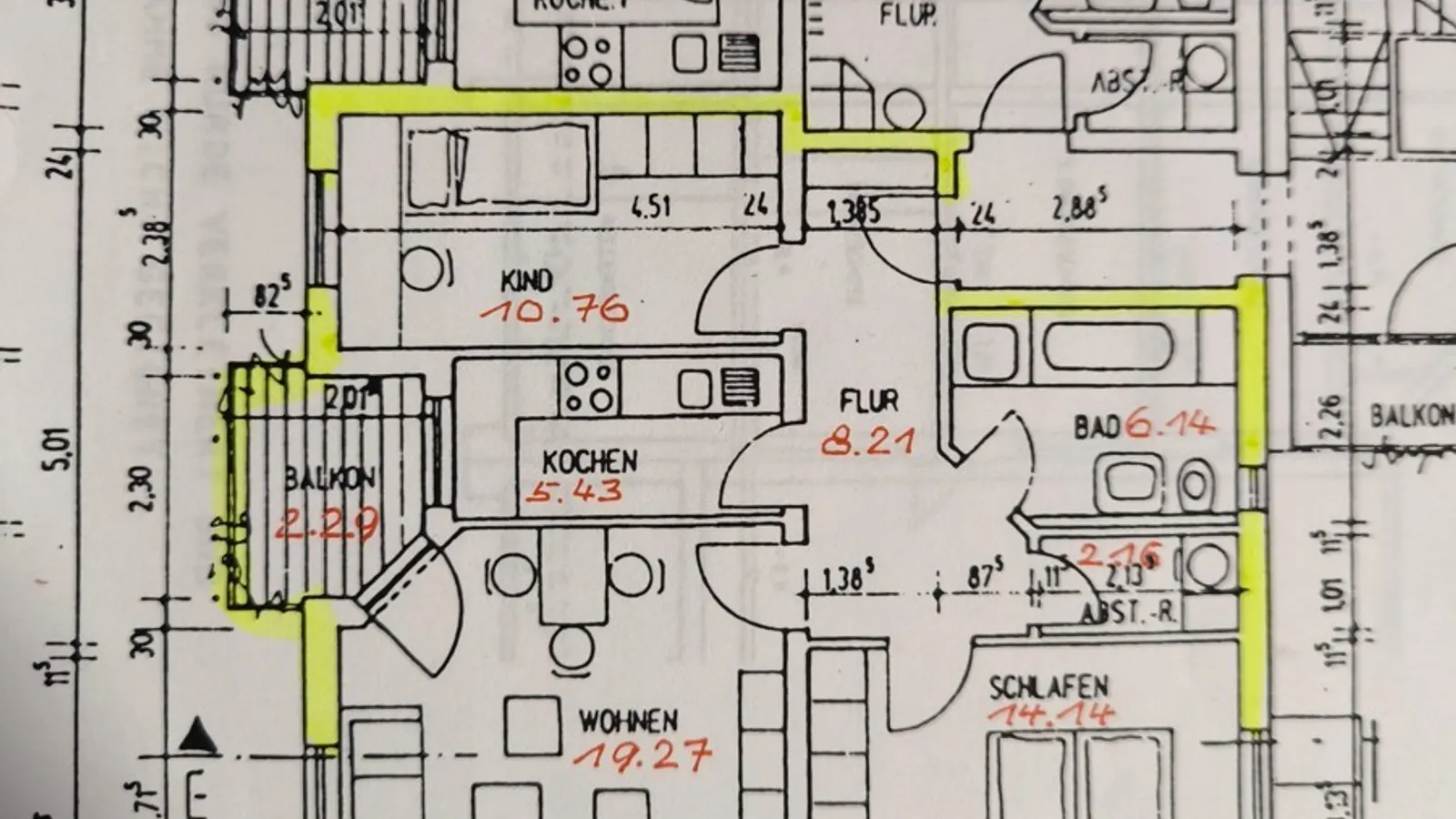 Gepflegte 3 Zimmerwohnung - Bild 9