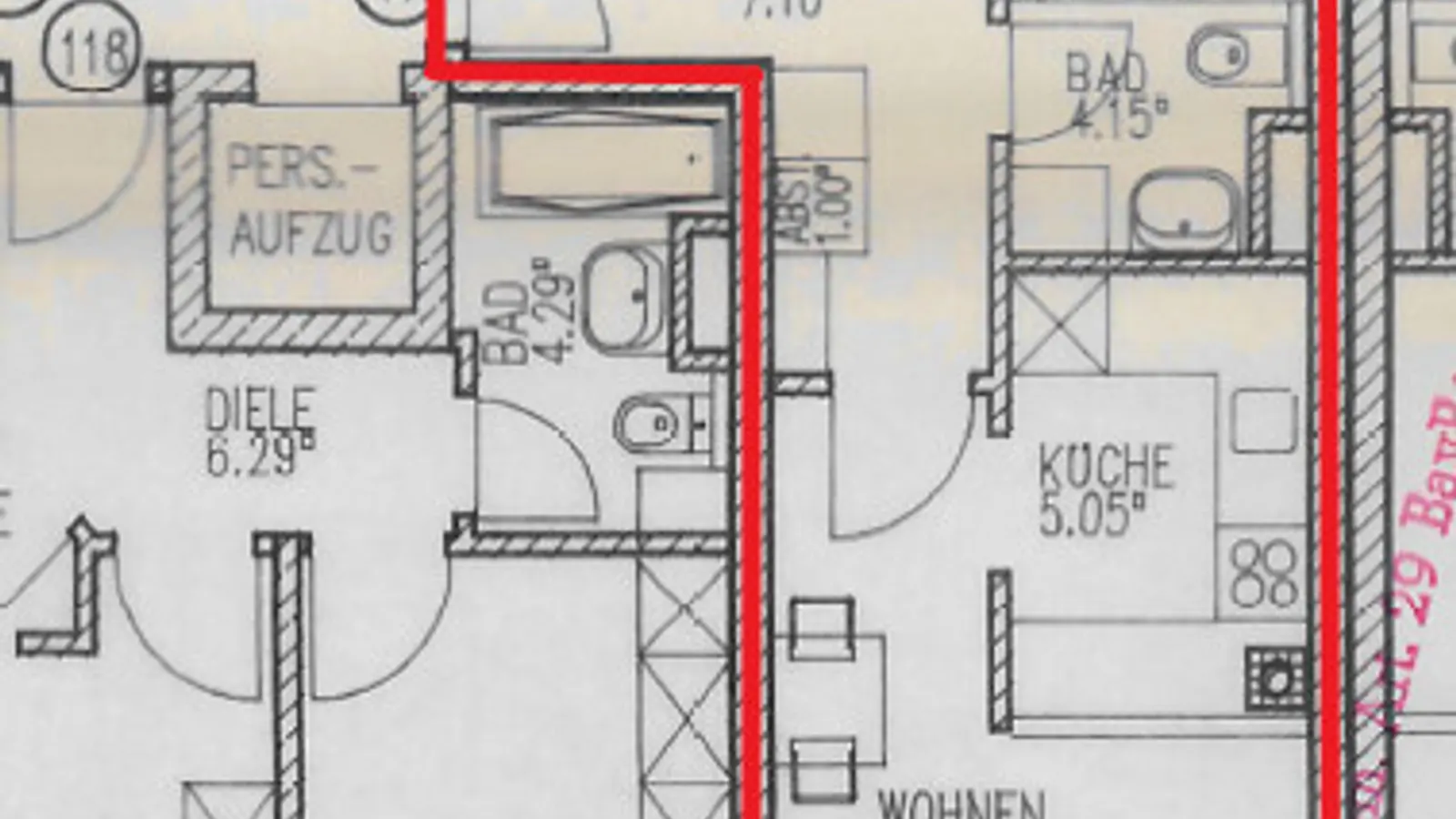 3-Zimmer-Wohnung mit zwei Balkonen nähe Luitpoldpark - Bild 7