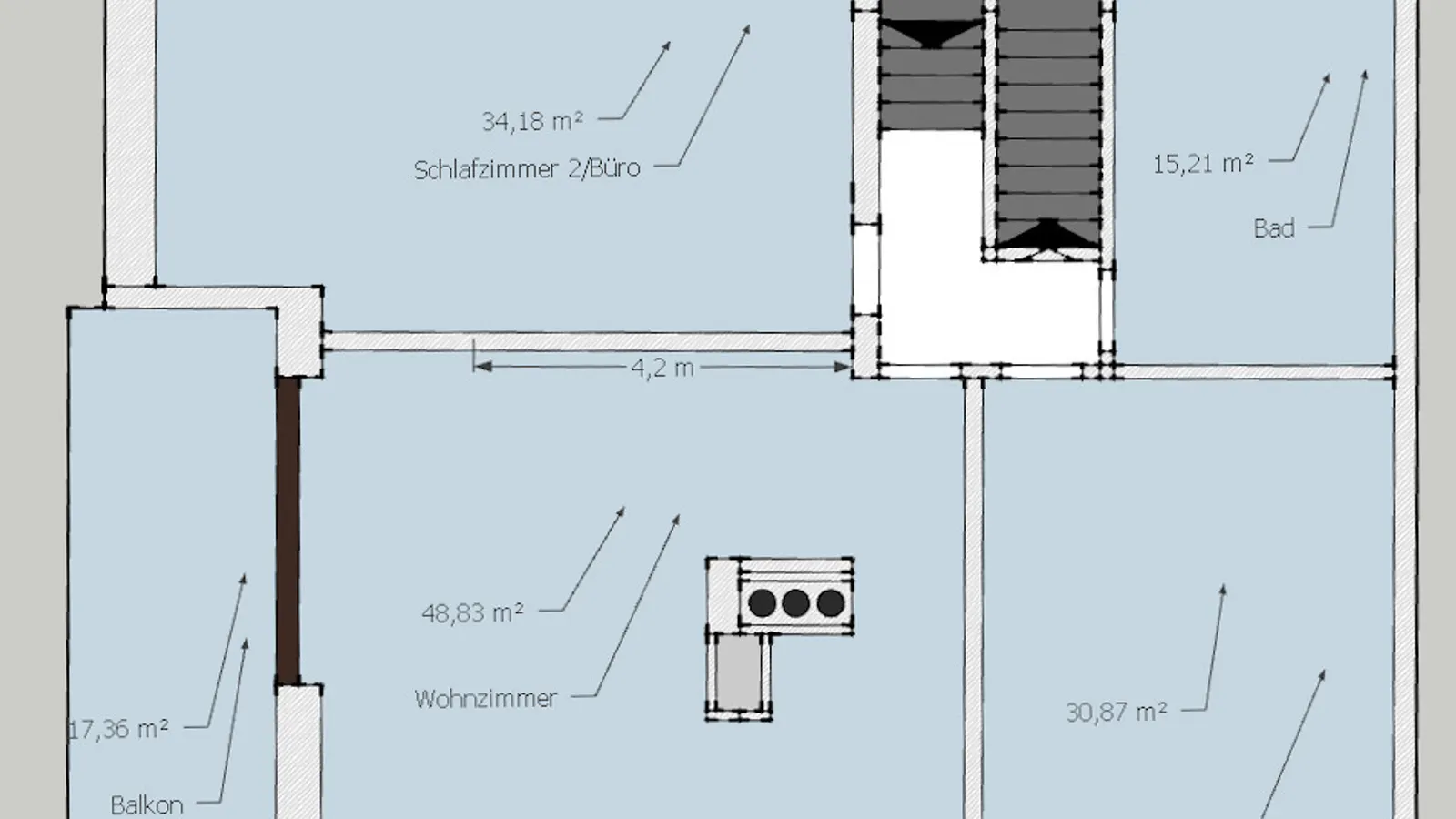 Solides Zweifamilienhaus mit viel Wohnfläche in ruhiger Lage von Stammham-Westerhofen - Bild 30