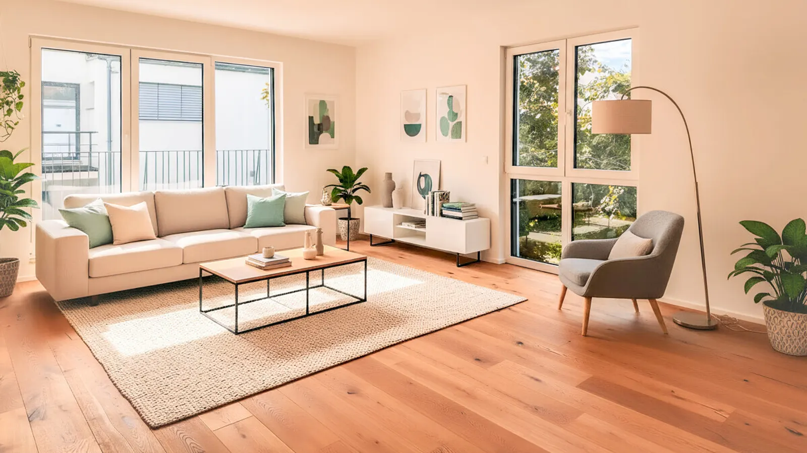 Sofort bezugsfreier Neubau: 3-Zimmer-Wohnung mit Balkon - Bild 5