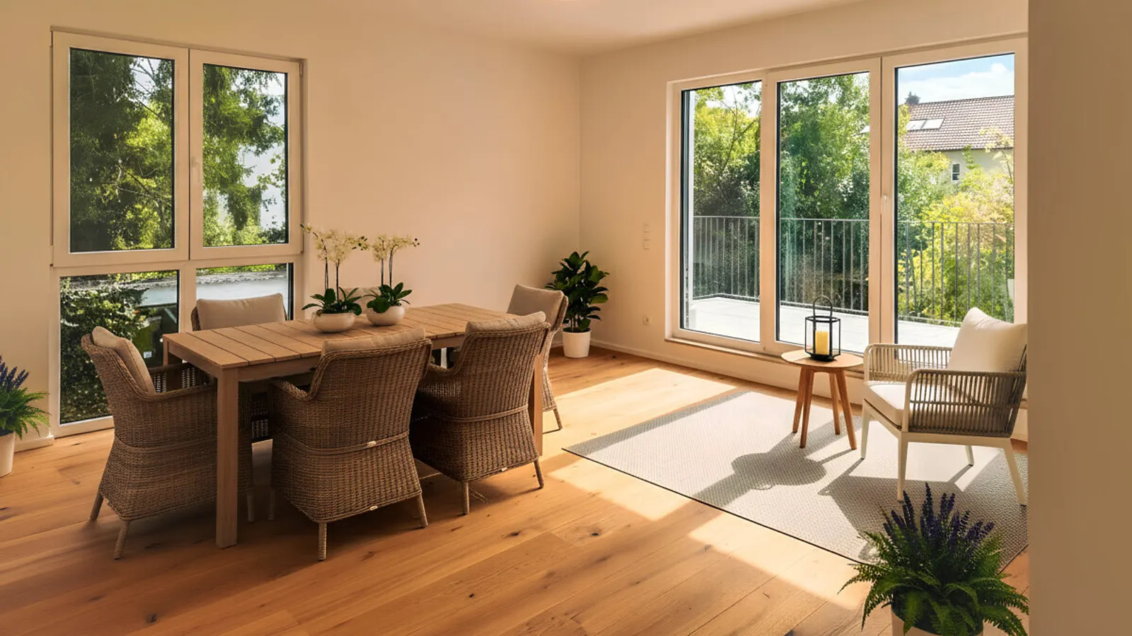 Sofort bezugsfreier Neubau: 3-Zimmer-Wohnung mit XXL-Balkon - Bild 4