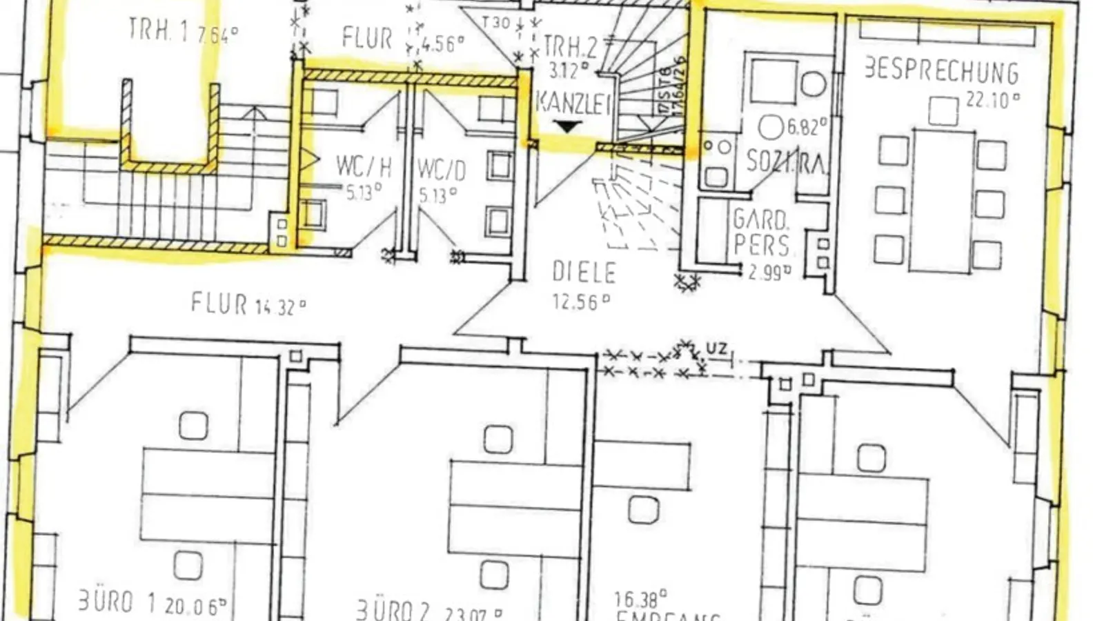 Gepflegtes, komplettes Bürogebäude mit hervorragender Anbindung - Bild 21