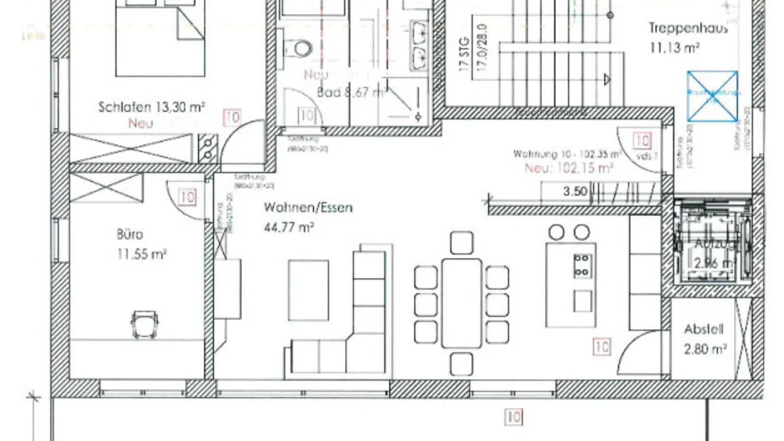 Großzügige 3-Zimmer-Penthousewohnung - Bild 17