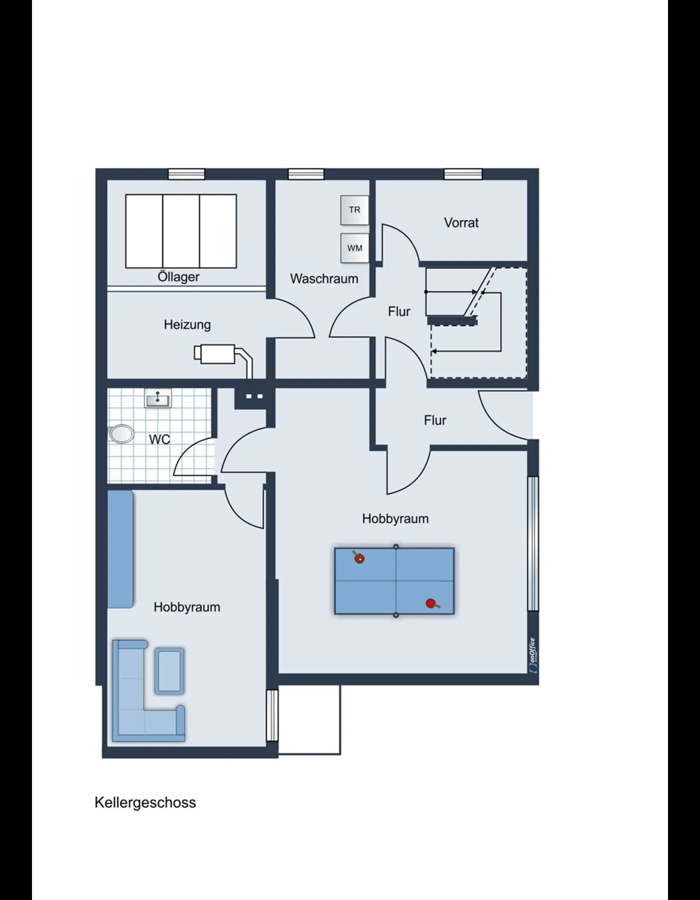 Grundriss Keller