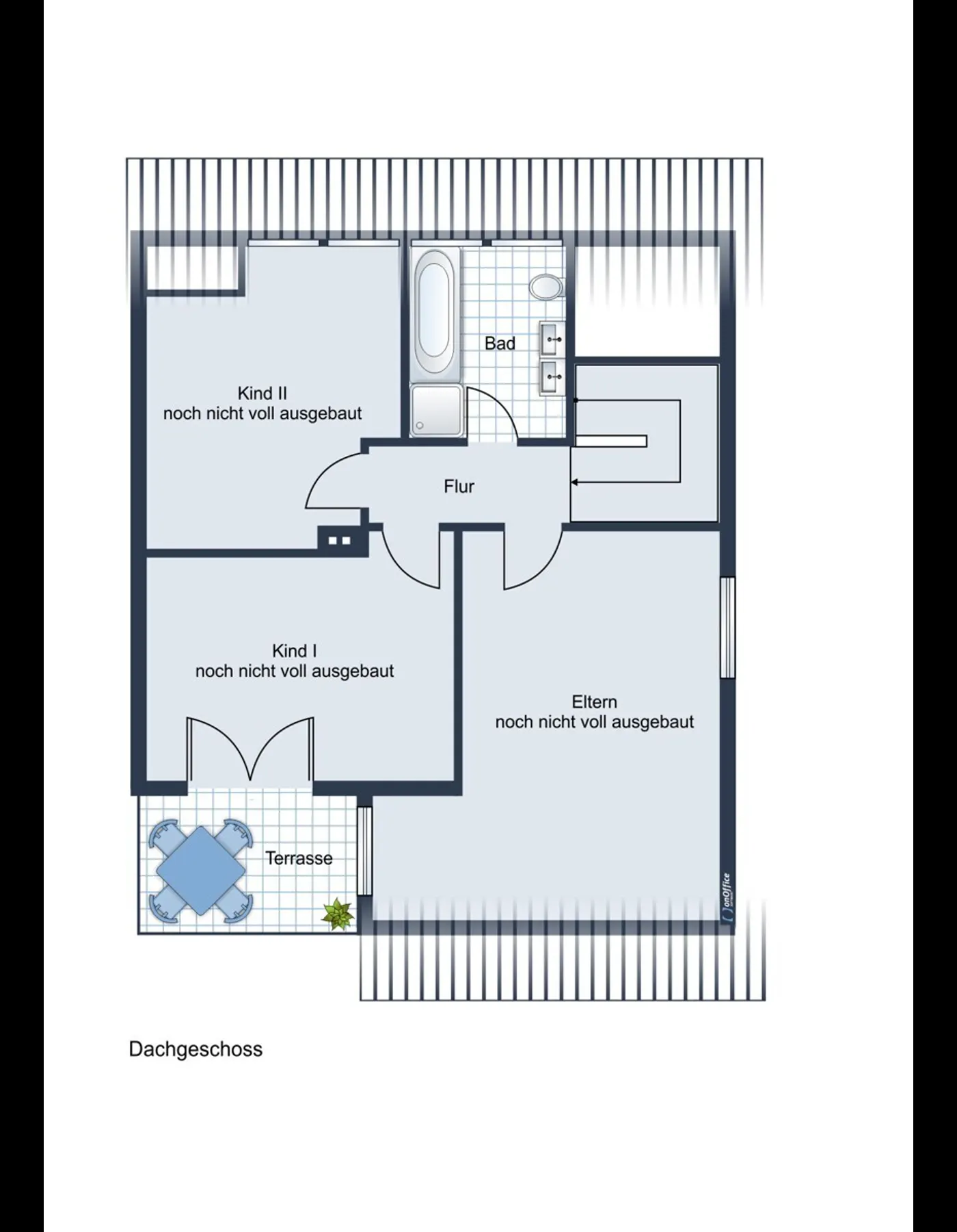 Grundriss Dachgeschoss