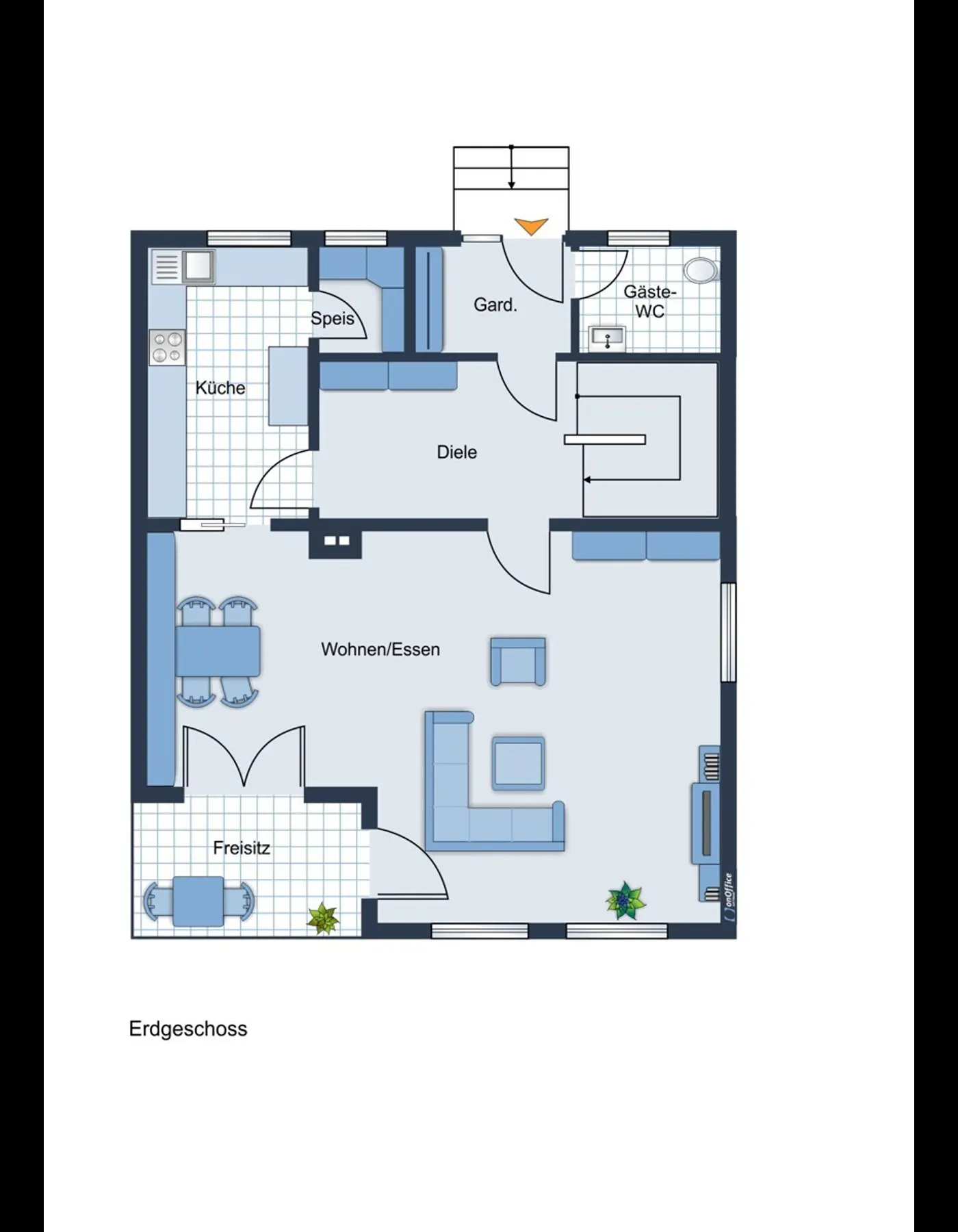 Grundriss Erdgeschoss