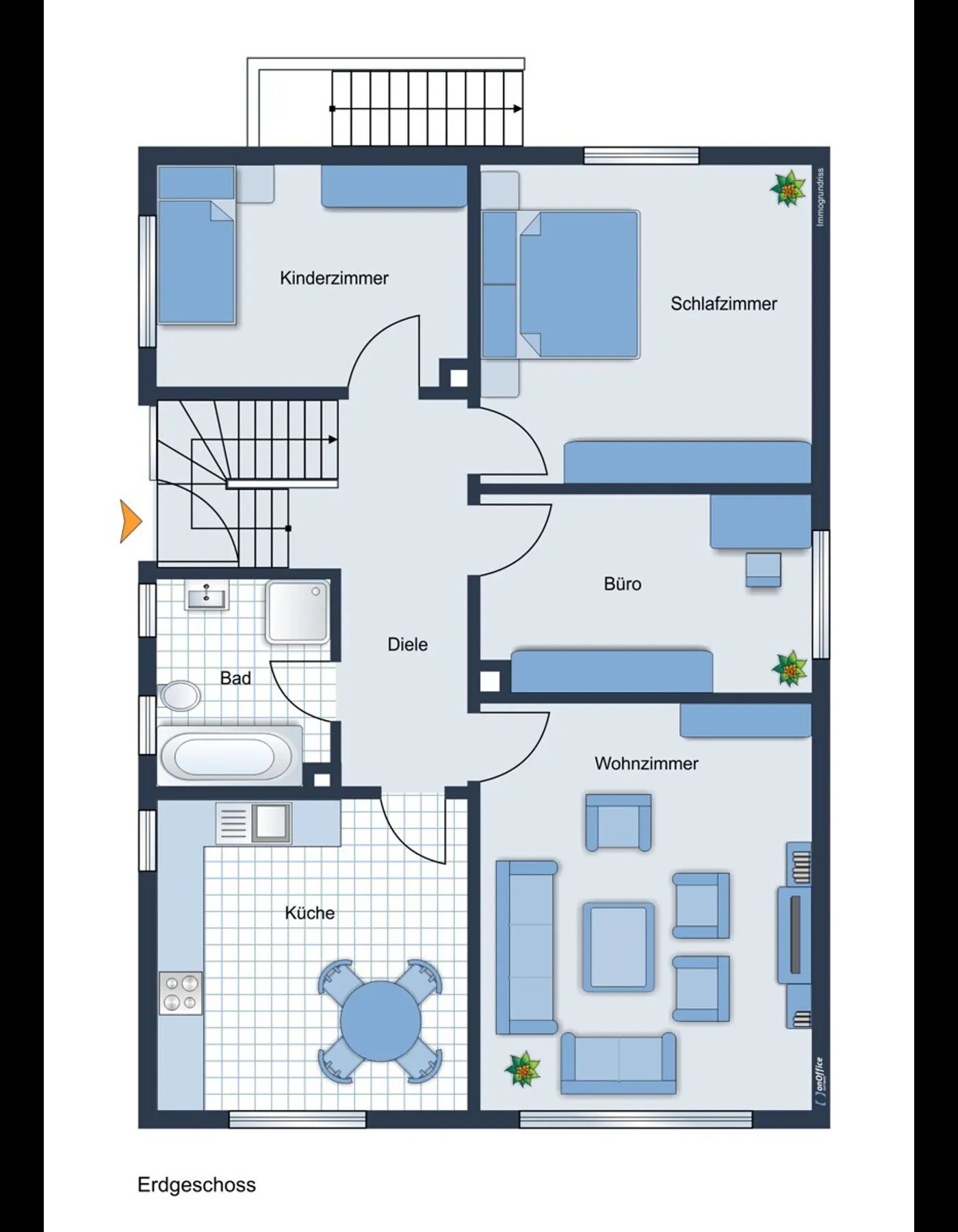 Grundriss Erdgeschoss