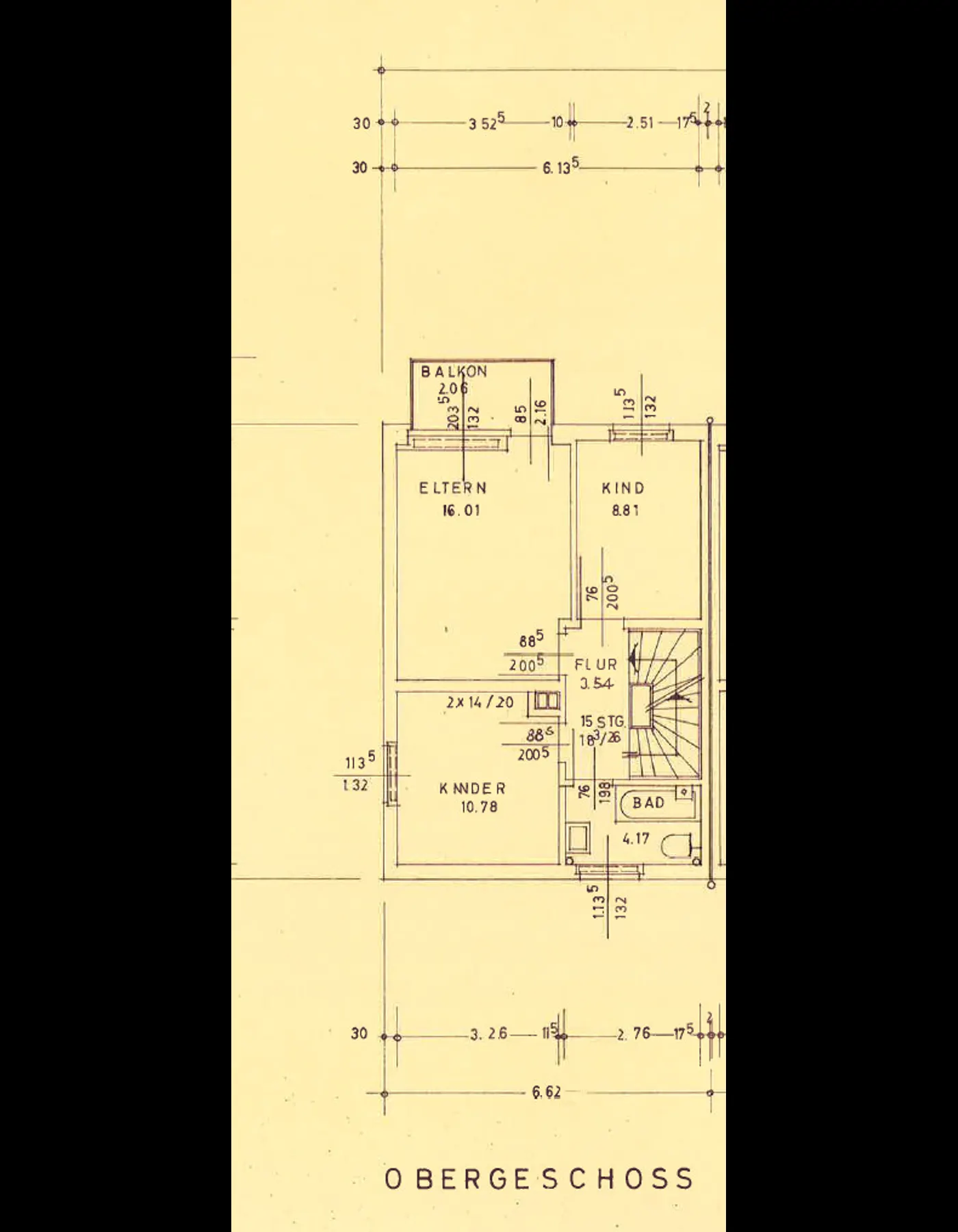 Grundriss Obergeschoss