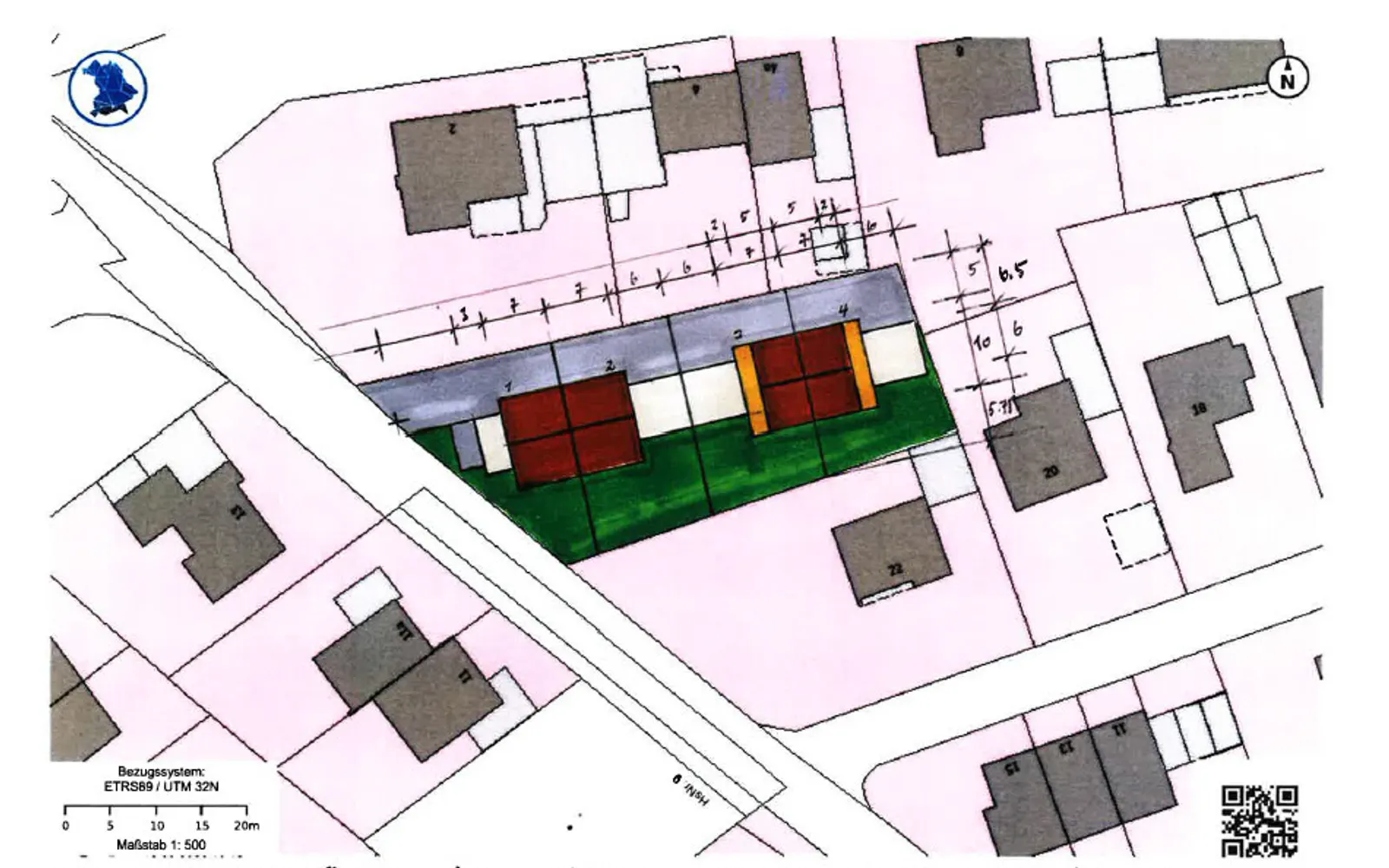 Doppelhaus oder Einfamilienhaus? 559 m² großes Baugrundstück mit Altbestand in Spitalhof! - Bild 5