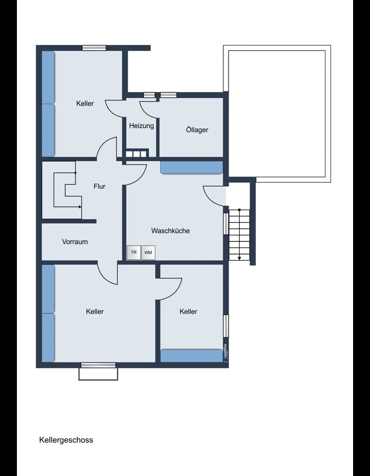 Grundriss Keller