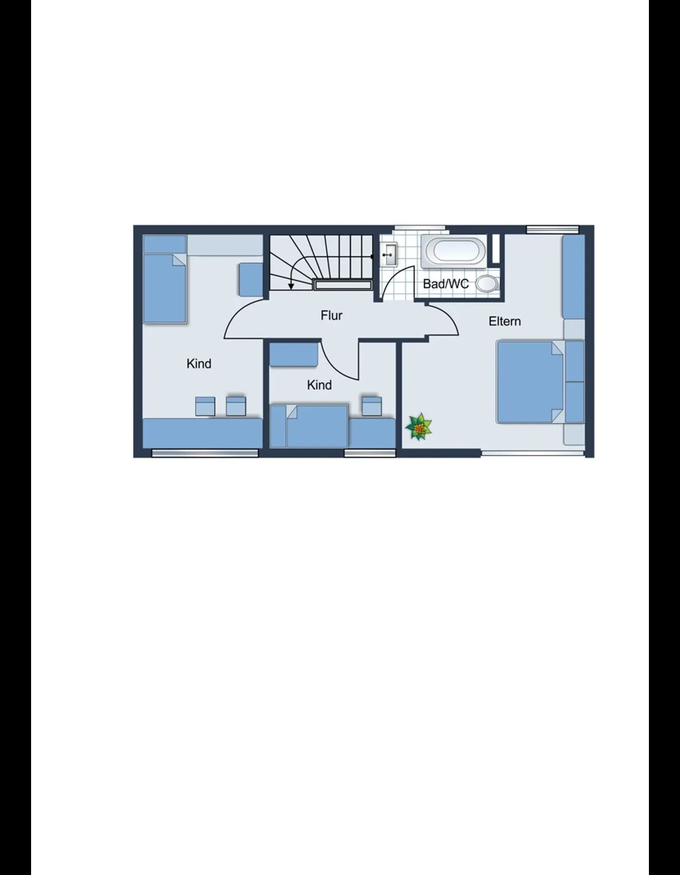 Grundriss 1. Obergeschoss