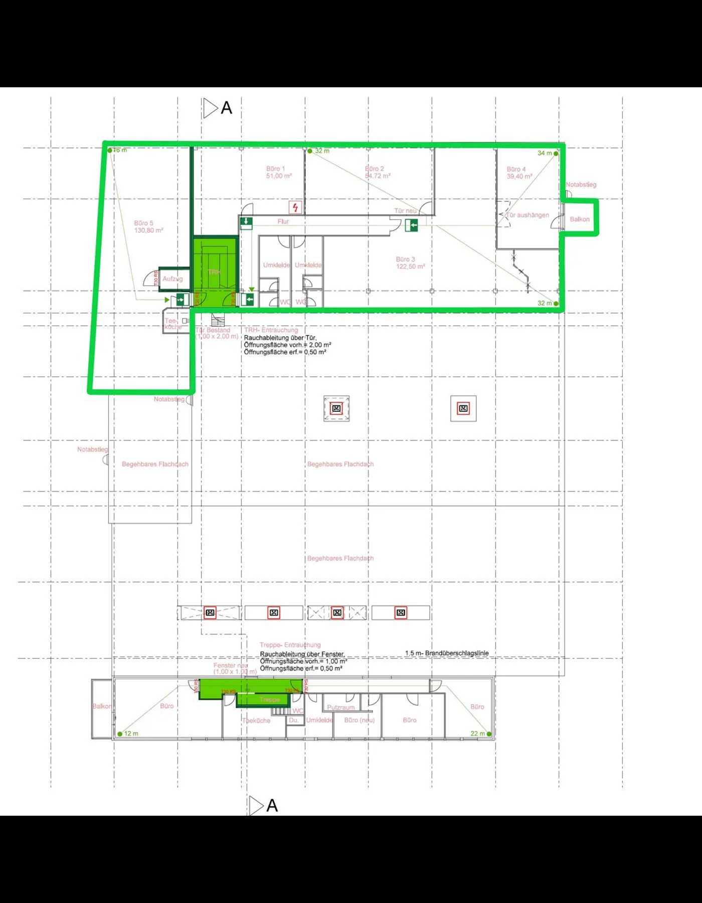 Grundriss Büro