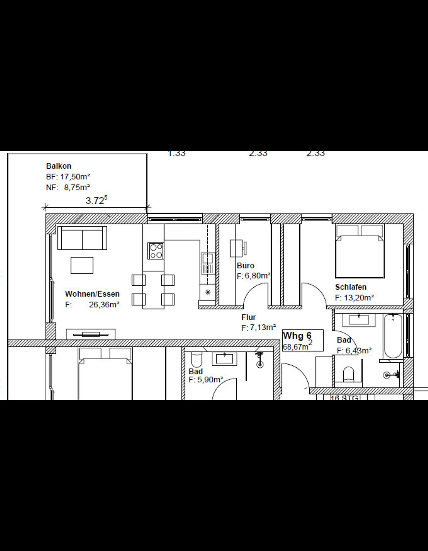 Grundriss Whg. 6
